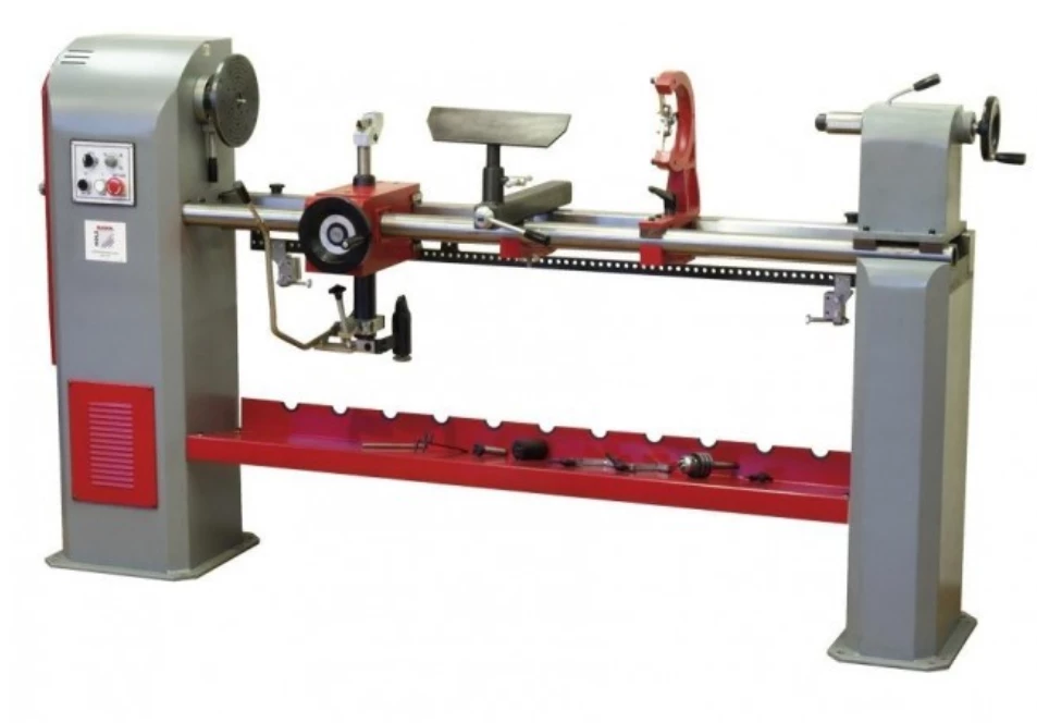 HOLZMANN - DBK1300F - Tour à Bois Avec Copieur Et Variateur De Vitesses - Entre-pointes 1300 Mm - 400V 1500W 2CV