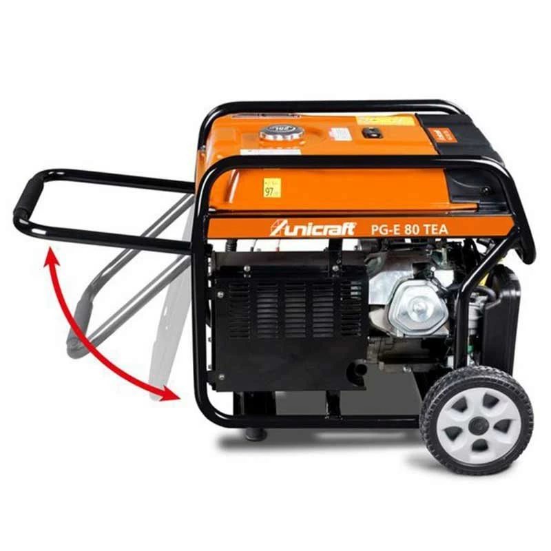 UNICRAFT - PG-E 80 TEA - Groupe Electrogène à Essence - 3750 W - Prises 230 V Et 400 V – Image 2