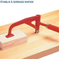 ETABLIS FRANCOIS - VR28 - Valet D'établi à Serrage Rapide - Diamètre 28 Mm