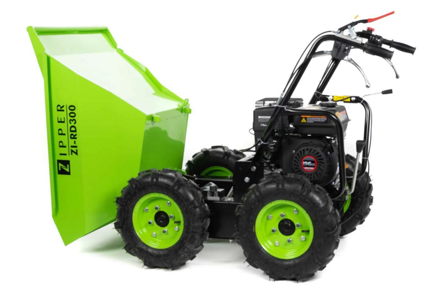 ZIPPER - ZI-RD300 - Mini-Dumper à Roues - Benne 912 X 650 X 560 Mm - 3 Vitesses – Image 4