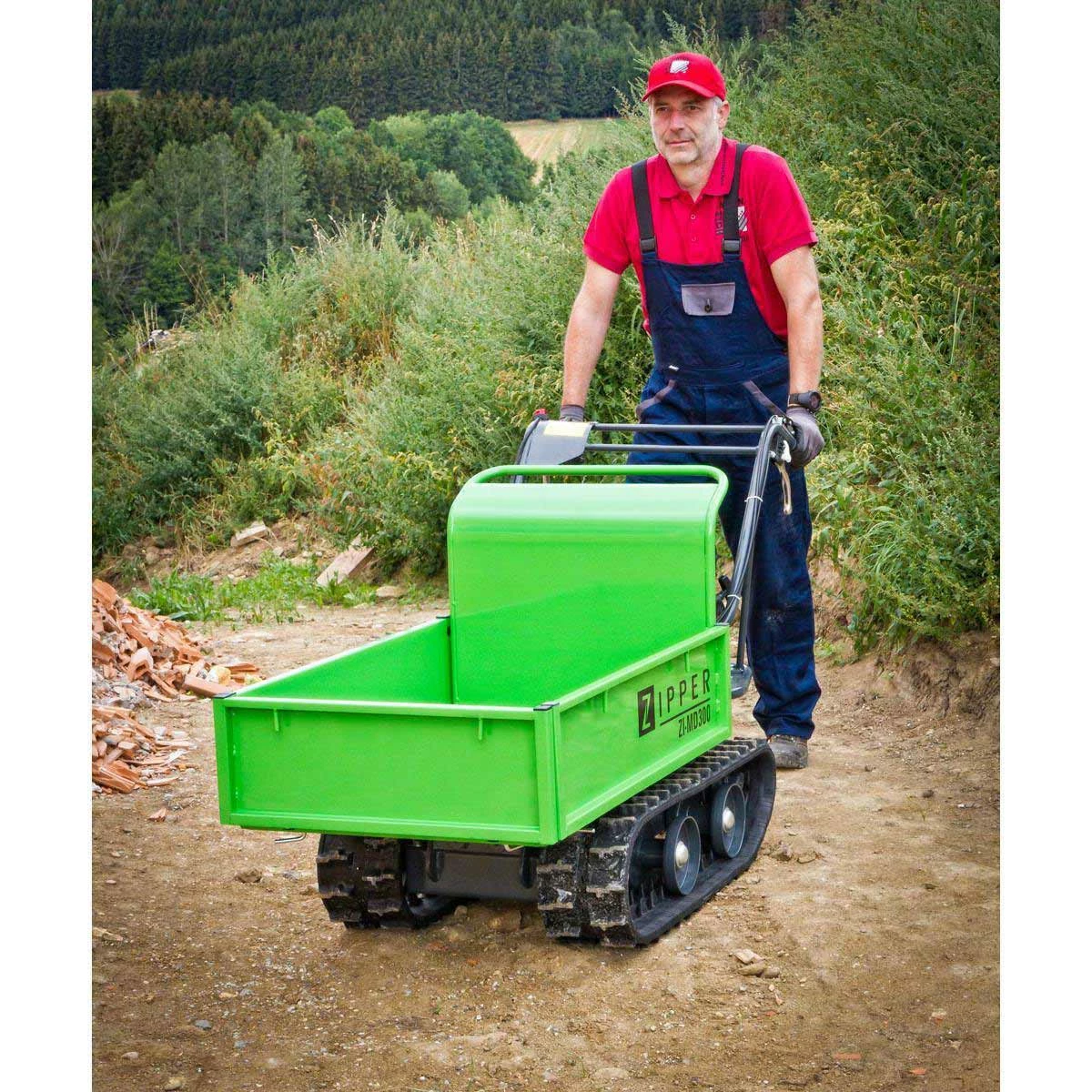 ZIPPER - ZI-MD300 - Mini-Dumper à Chenilles Avec Lame - Benne 1040 X 860 X 204 Mm - 3 Vitesses – Image 4