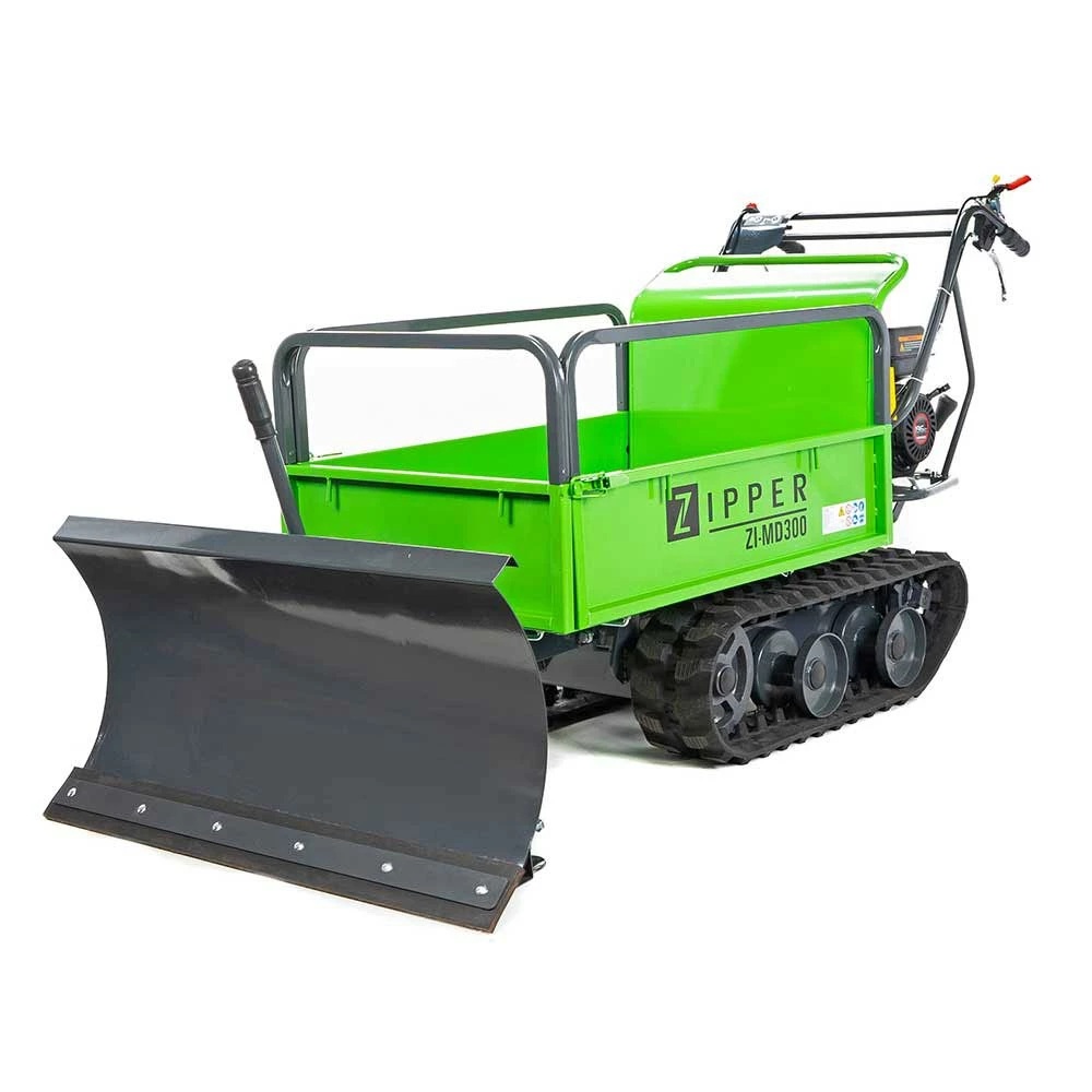 ZIPPER - ZI-MD300 - Mini-Dumper à Chenilles Avec Lame - Benne 1040 X 860 X 204 Mm - 3 Vitesses