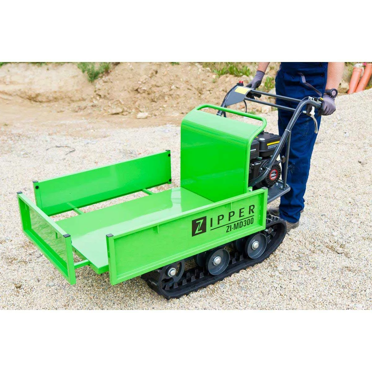 ZIPPER - ZI-MD300 - Mini-Dumper à Chenilles Avec Lame - Benne 1040 X 860 X 204 Mm - 3 Vitesses – Image 5