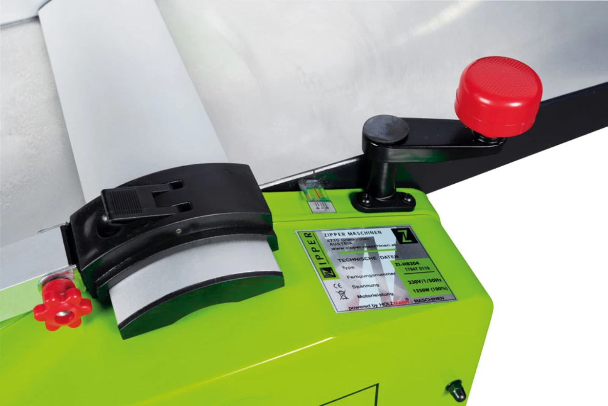 ZIPPER - ZI-HB204 Dégauchisseuse-raboteuse électrique Largeur 204 Mm 1250W 230V 50Hz – Image 4
