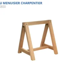 ÉTABLIS FRANÇOIS - TM 800×800 Tréteaux Menuisier Fixes 800 X 800 Mm (par Paire)