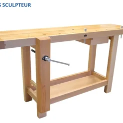 ÉTABLIS FRANÇOIS - ESCV Établis Sculpteur / Luthier Avec Presse Avant Verticale VE24