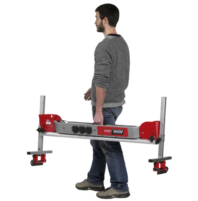 FEMI - 360 MULTY - Établi Universel Pliable En Aluminium - Poids Maximum De Charge : 120kg - 3 Hauteurs / 3 Branchements – Image 2