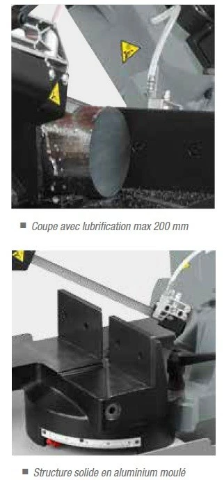 FEMI - 2200 XL Scie à Ruban Métal Avec Socle 230V 2000W Coupe Max. 200 Mm – Image 2