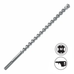 Foret SDS Max - 4 Taillants - Béton Armé (différents Diamètres Disponibles)