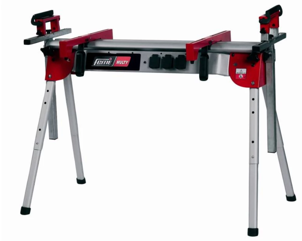 FEMI - 360 MULTY - Établi Universel Pliable En Aluminium - Poids Maximum De Charge : 120kg - 3 Hauteurs / 3 Branchements
