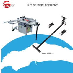 LEMAN - Kit De Déplacement Pour Combiné à Bois COM310