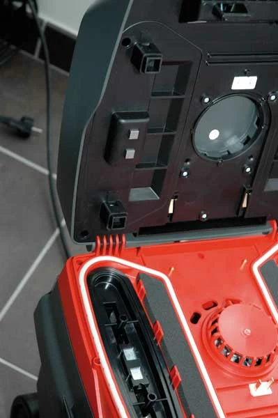 LEMAN - ASP255 Aspirateur Cuve Polypropylène 25L - 1400W - 270 MBar - Système De Décolmatage Inclus Et Prise Synchronisée – Image 2