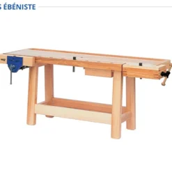 ETABLIS FRANCOIS - MER Établis D'ébéniste Avec Presse Avant à Serrage Rapide PR52 (presse Avec Système De Débrayage Rapide Et Automatique)