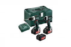 Metabo - Perceuse-visseuse BS 18 LT Et Visseuse à Choc Sans Fil SSD 18 LTX 200