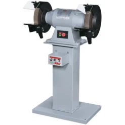 PROMAC – Touret à Métaux Sur Socle 400 V - Diamètre De Meule 300 Mm - Grain 36 Et 60